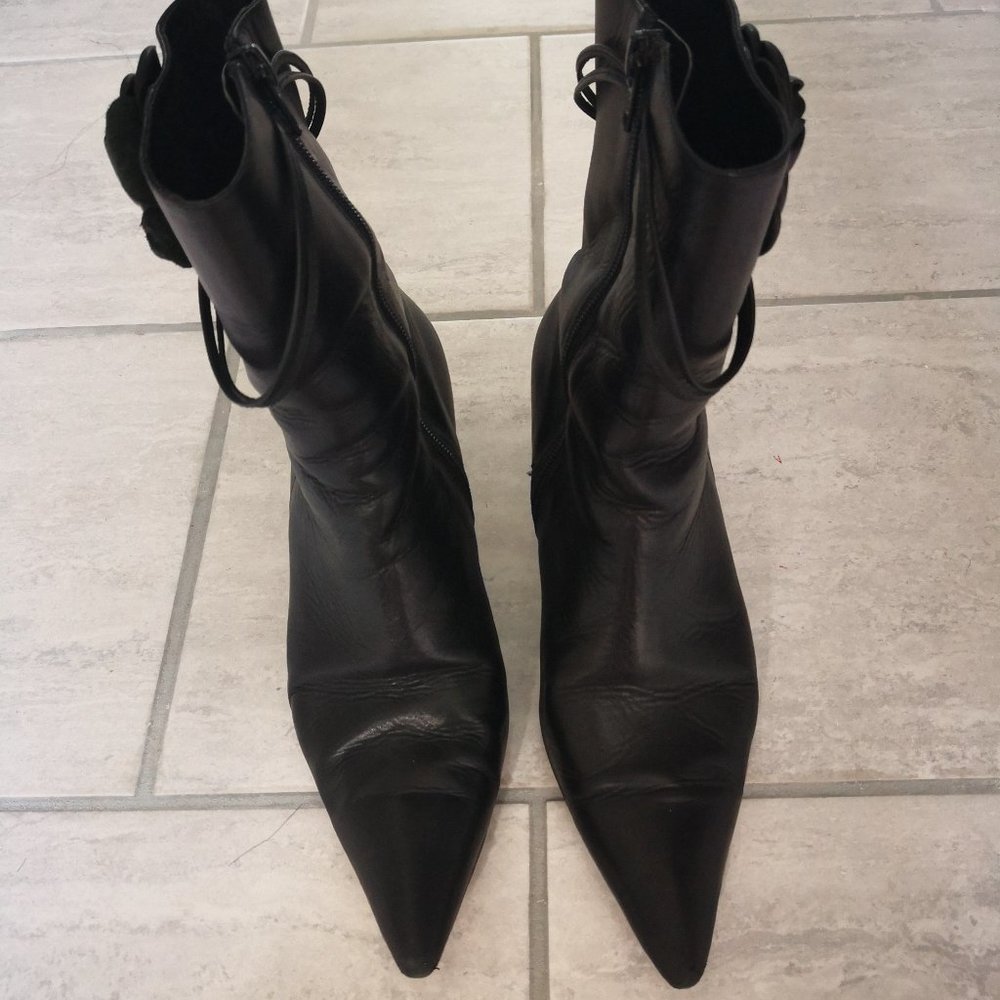 D'oggi Dessa Sole Leather Boots